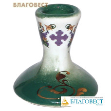 Подсвечник Малый, фарфор, диаметр отверстия 10мм