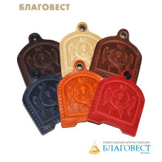 Ладанка со шнурком (натуральная кожа). Цвет рыжий