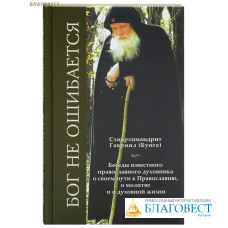 Бог не ошибается. Беседы известного православного духовника о своем пути к Православию, о молитве и о духовной жизни. Схиархимандрит Гавриил (Бунге)