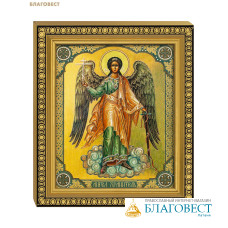 Икона Ангел Хранитель 12,5х14,5см, полиграфия, рамка