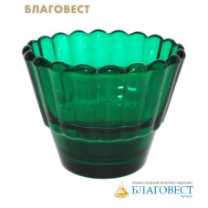 Лампада рифленая зеленая